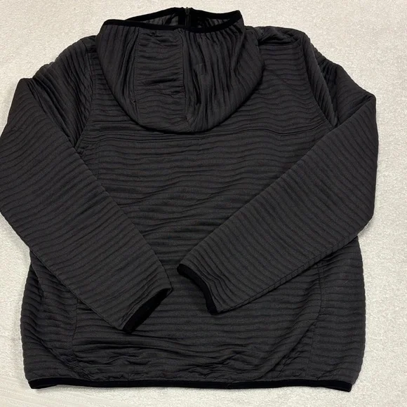 Ll bean charcoal grey Women's Airlight Knit Full-Zip hoodie small - Picture 8 of 8